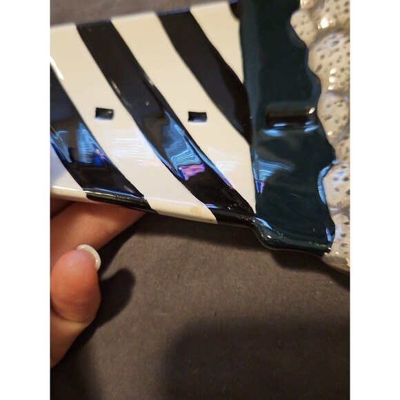 Sakura China Spoon Rest Coastal Breeze Lighthouse VTG 1998 Hand Painted 8.5" - Picture 5 of 7